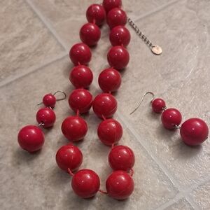 Vtg Icing Necklace Set